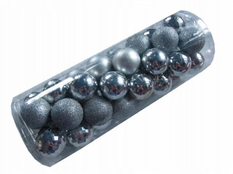 Bombki Choinkowe w Tubie Bombka choinkowa Zestaw 40 szt. Ozdoby na Choinke Bombki Choinkowe w Tubie Bombka choinkowa Zestaw 40 szt. Ozdoby na Choinke