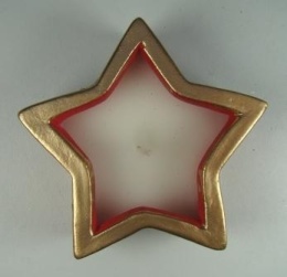 Świeczka Ceram.- Gwiazdka *6688
