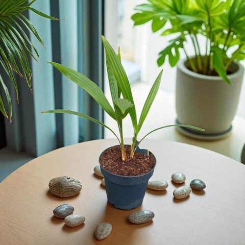 PALMA MROZOODPORNA Trachycarpus Fortunei Szorstkowiec Fortunego PALMA MROZOODPORNA Trachycarpus Fortunei Szorstkowiec Fortunego