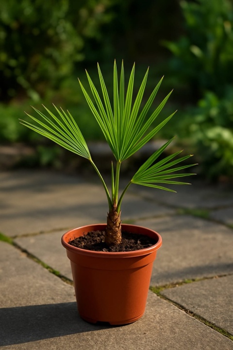 PALMA MROZOODPORNA Trachycarpus Fortunei Szorstkowiec Fortunego PALMA MROZOODPORNA Trachycarpus Fortunei Szorstkowiec Fortunego