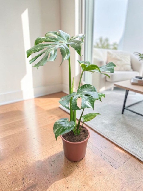 Monstera Deliciosa Thai Constellation Kolekcjonerska Duża Wybarwiona
